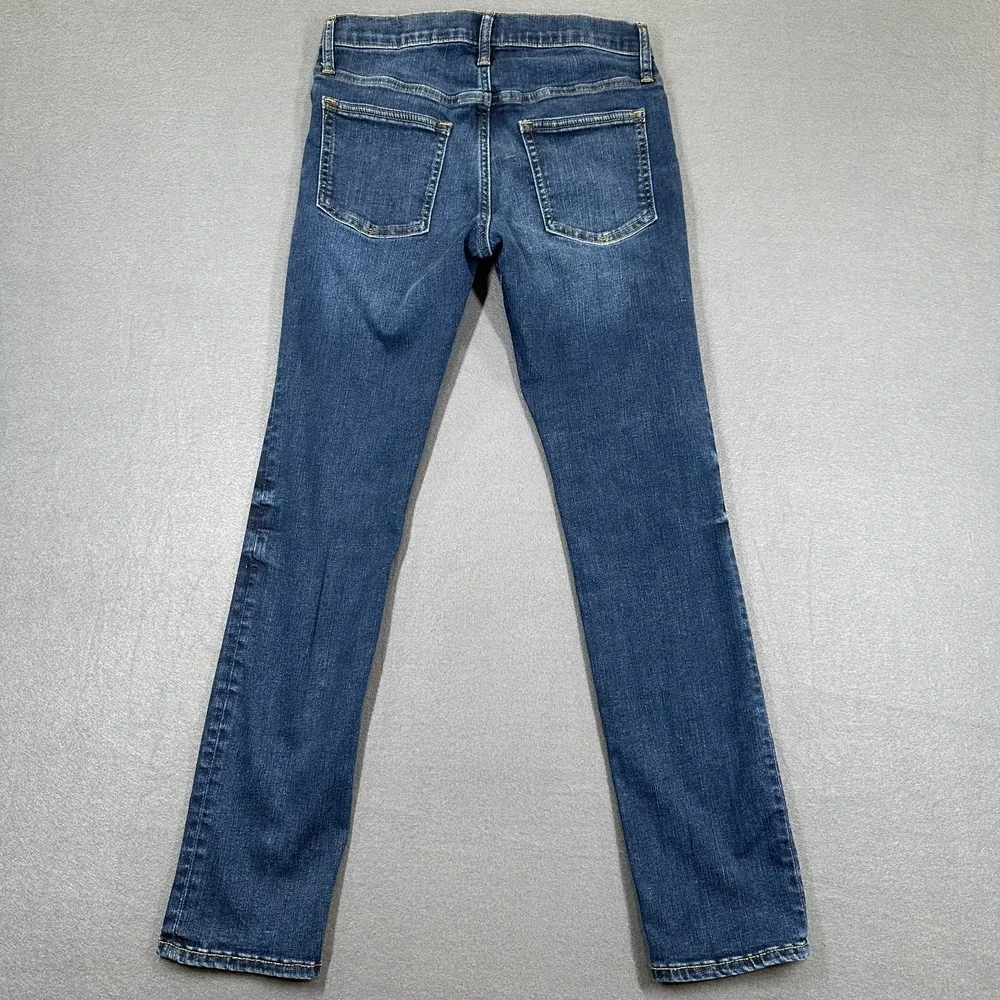 Gap‎ Jeans Girls 14 True Blue Denim Mid Rise Classic Stretch Skinny Whisker